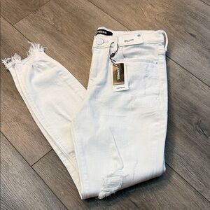 Express Distressed Ankle Legging